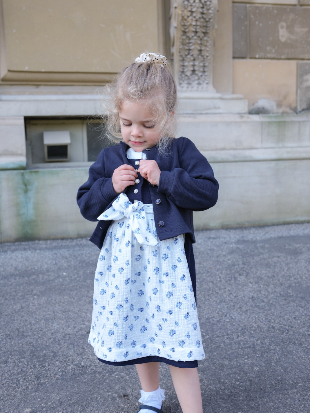 Kinderstrickjacke Susi | Marine