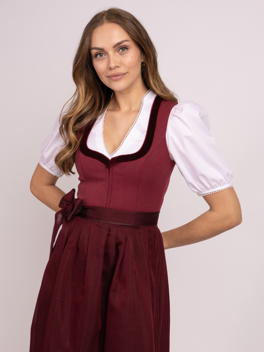 Dirndl feschi | Dunkelrot