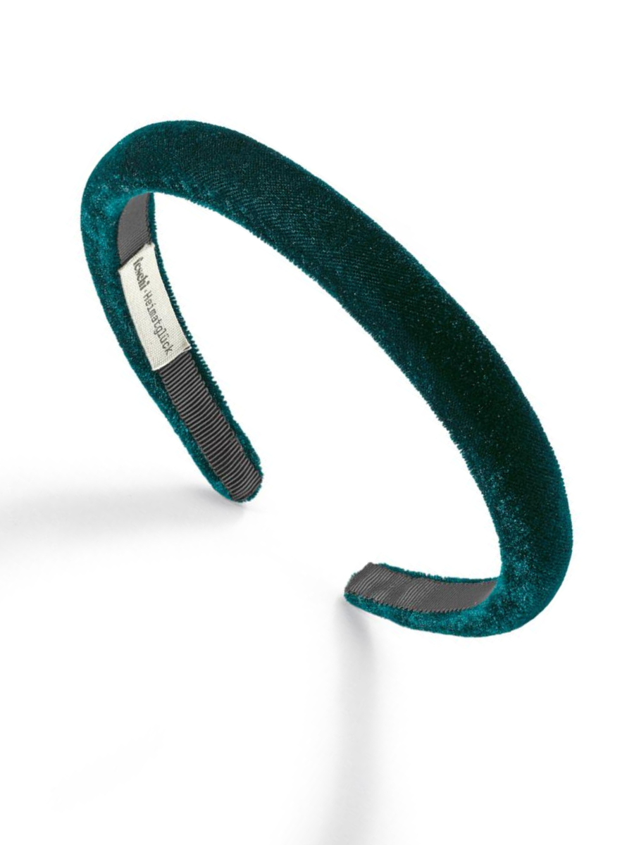 Haarreif Samt | Petrol