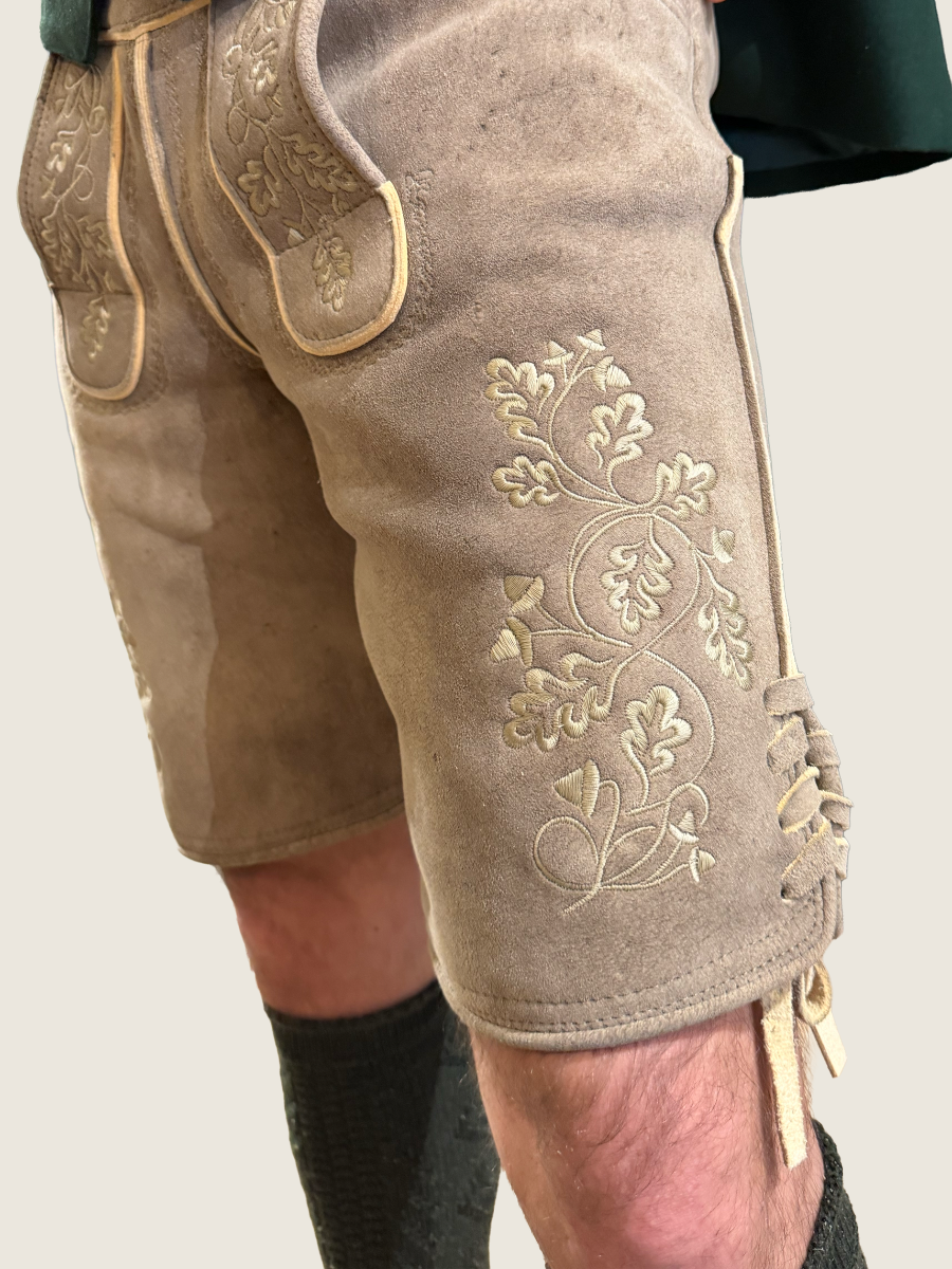 Lederhose Herzogstand Hirsch