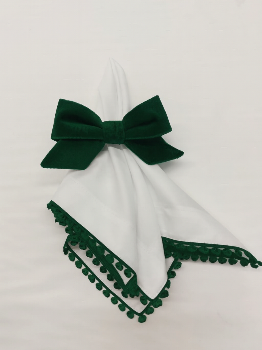 4er-Set Serviettenringe | Tanne