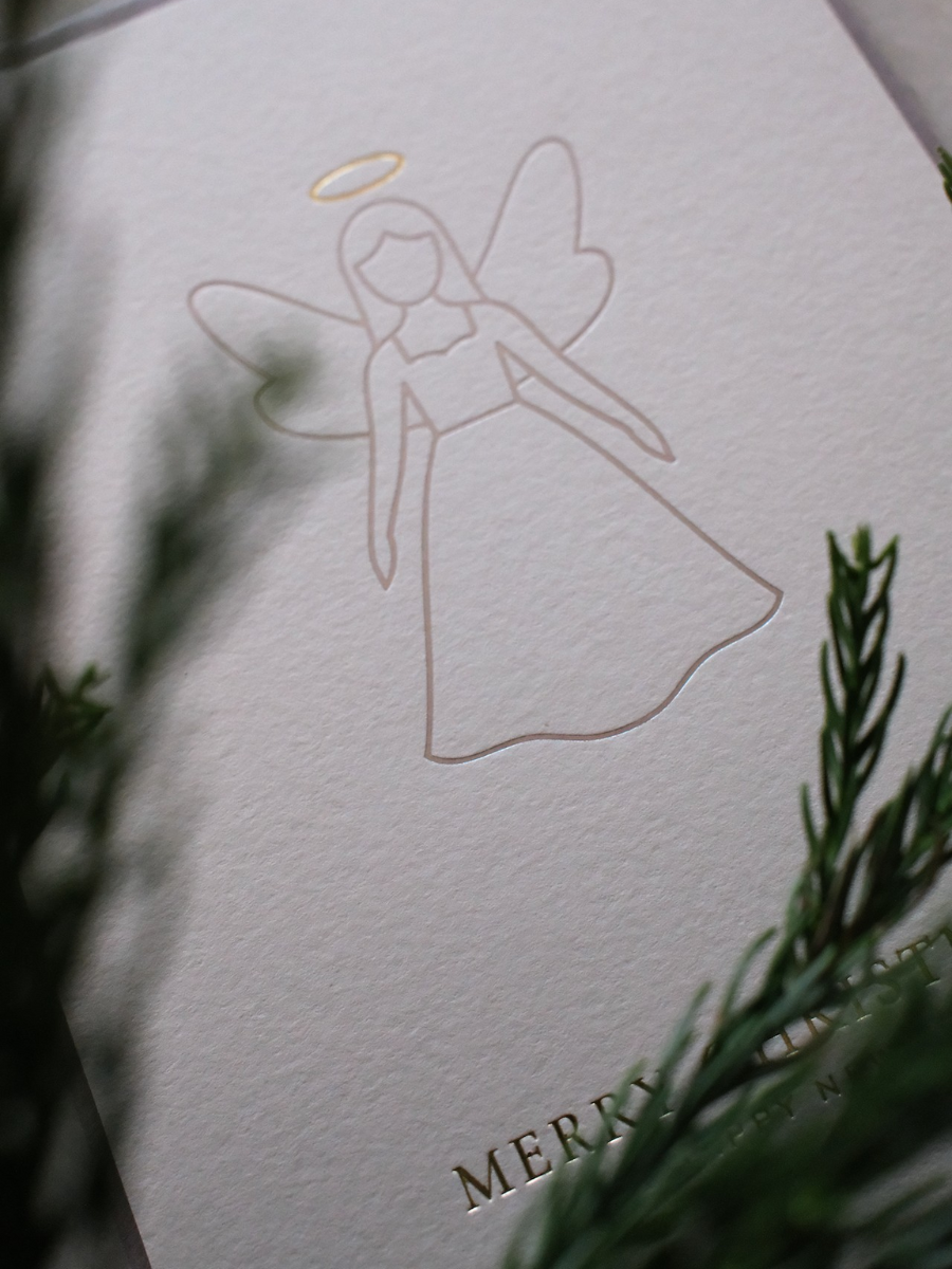 Weihnachtskarte | Engel