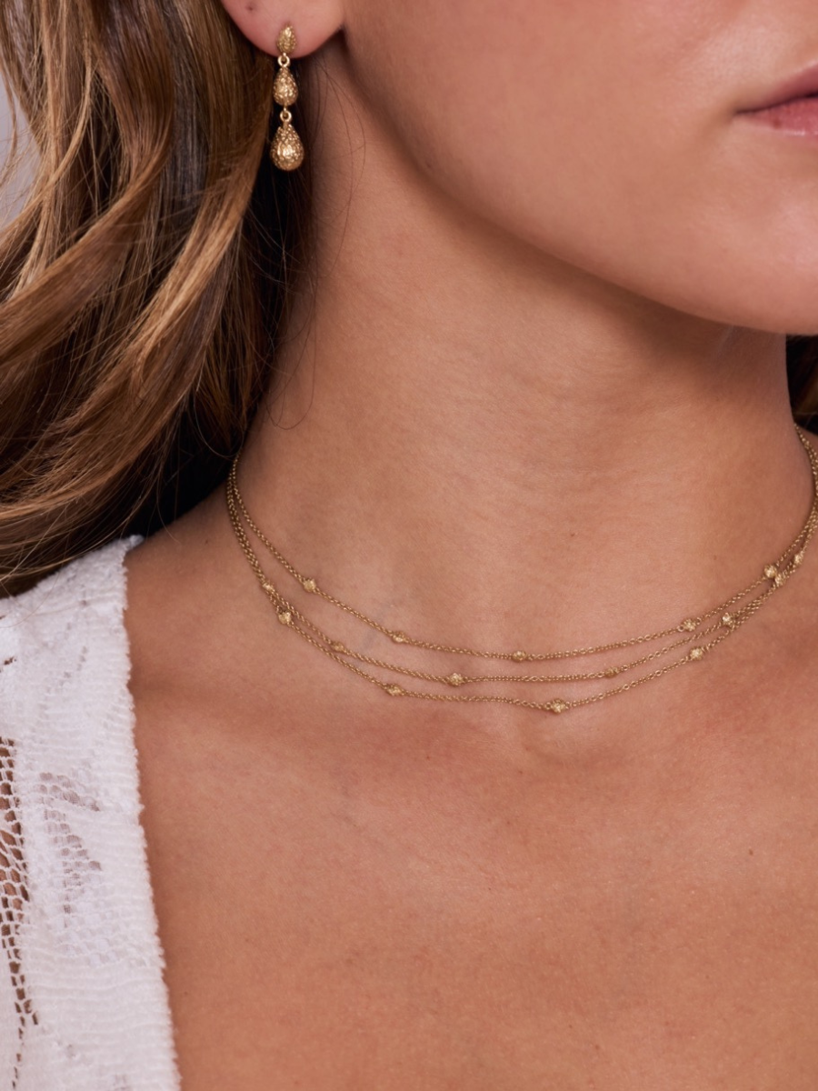 Triple Necklace Stella Gold