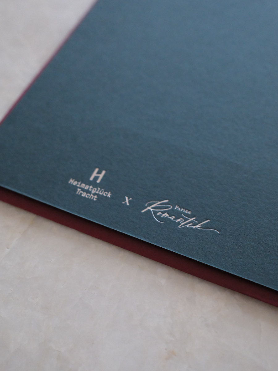 Weihnachtskarte | Weihnachtskranz | Dunkelgrün