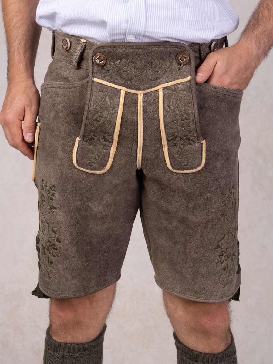 Lederhose Herzogstand Hirsch