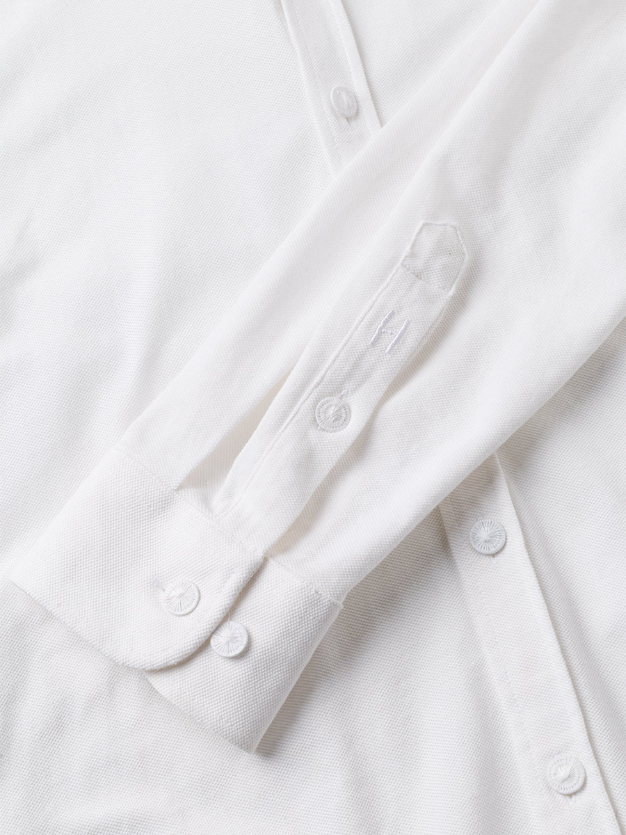 Stehkragenhemd Luis | Weiß