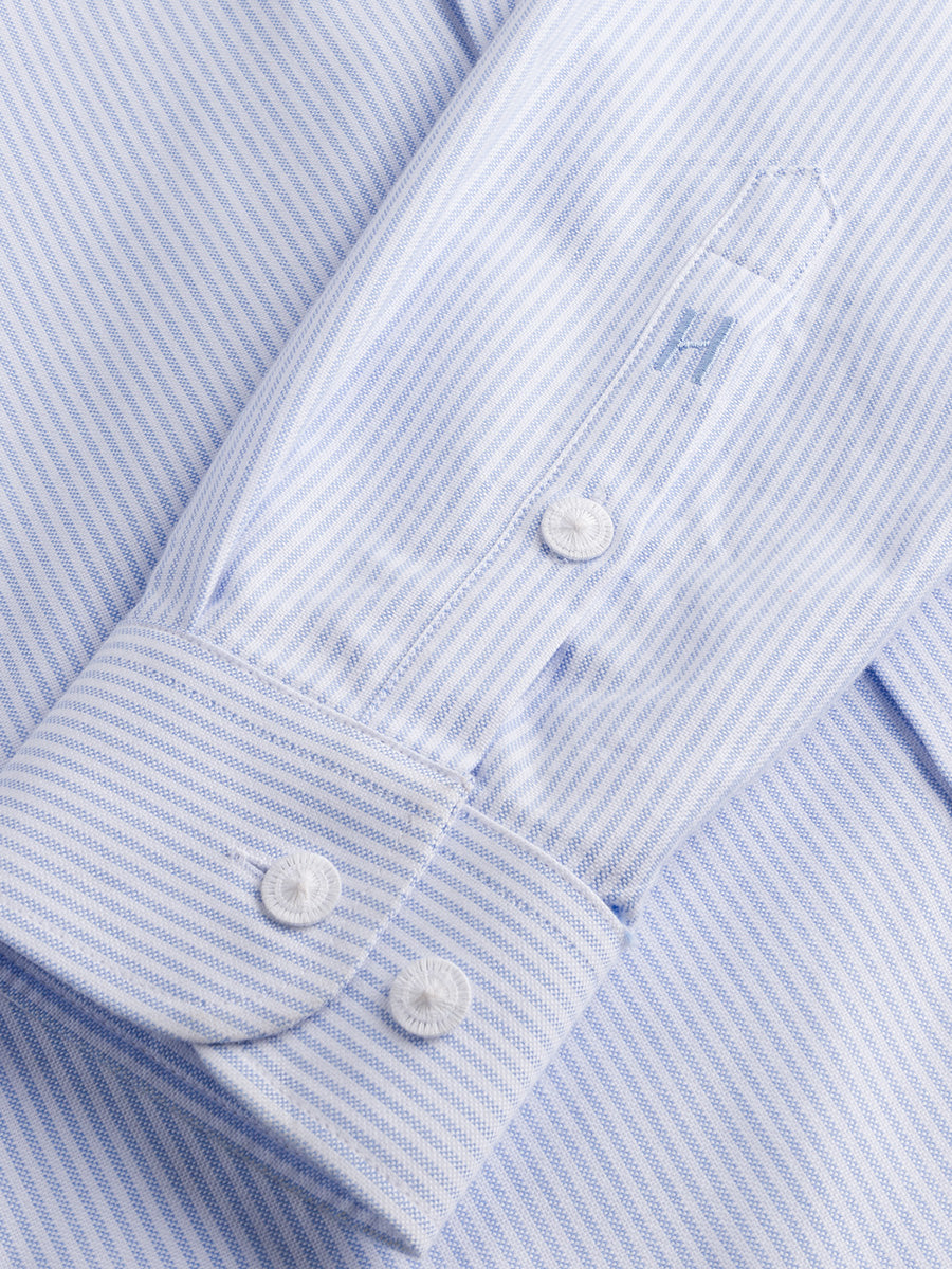 Stehkragenhemd Max | Gestreift