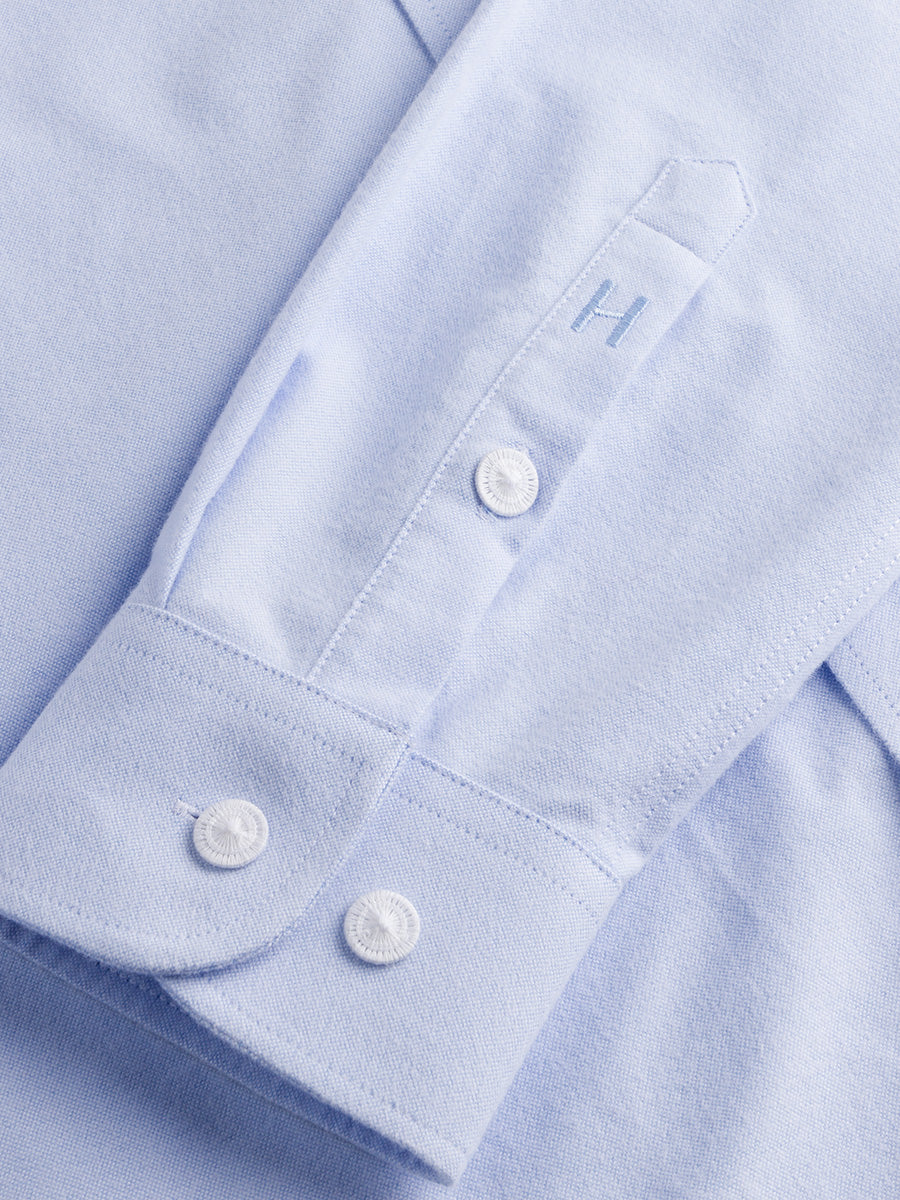Stehkragenhemd Max | Hellblau