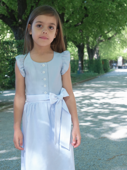 Kinderdirndl Leni | Hellblau