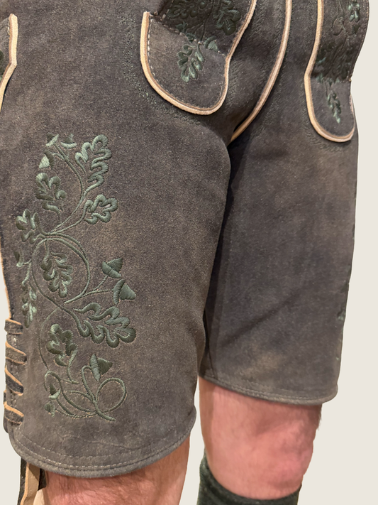 Lederhose Herzogstand Bock Dunkel | Tanne