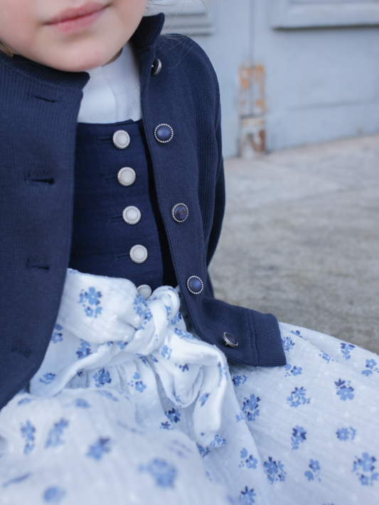 Kinderstrickjacke Susi | Marine