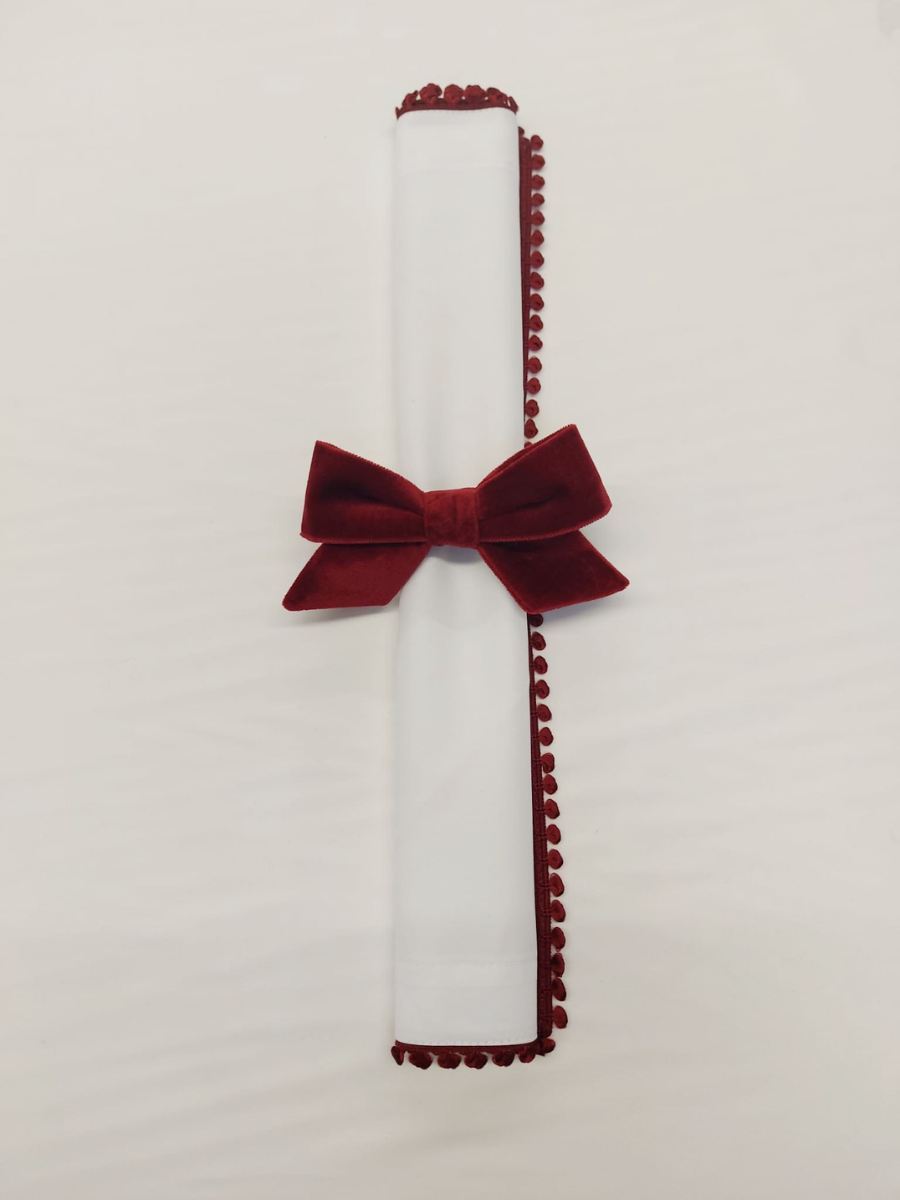 4er-Set Stoffservietten | Bordeaux