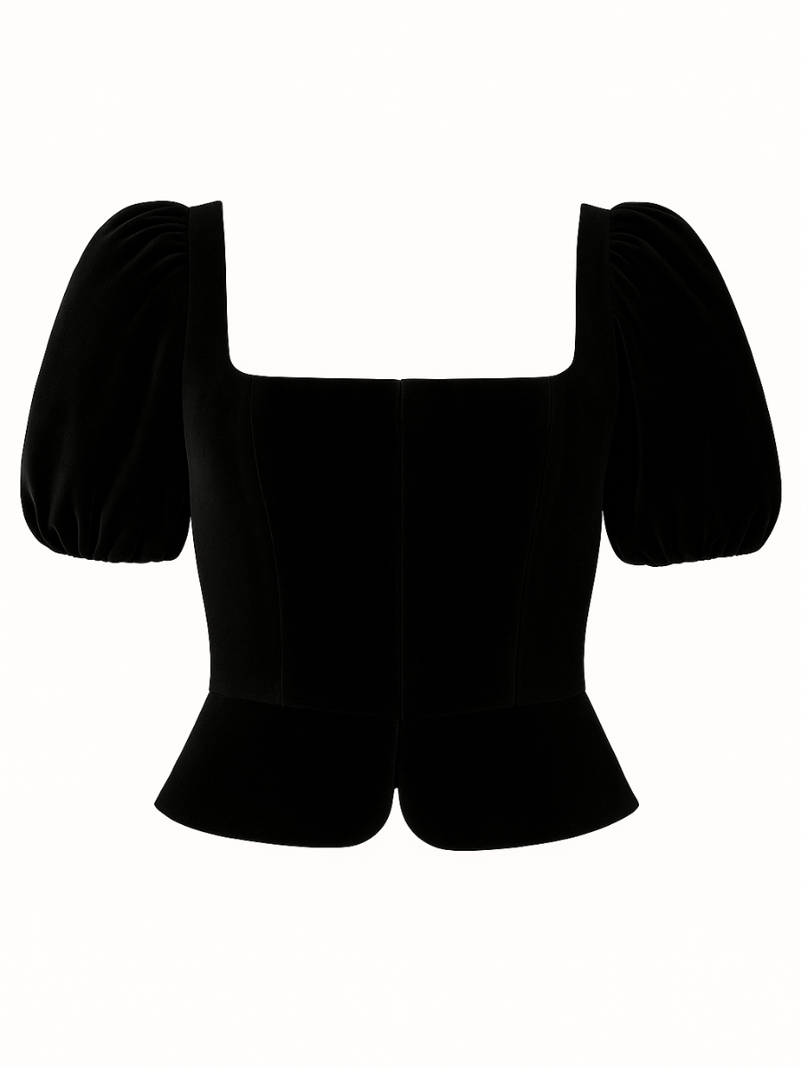 Samtmieder | Schwarz