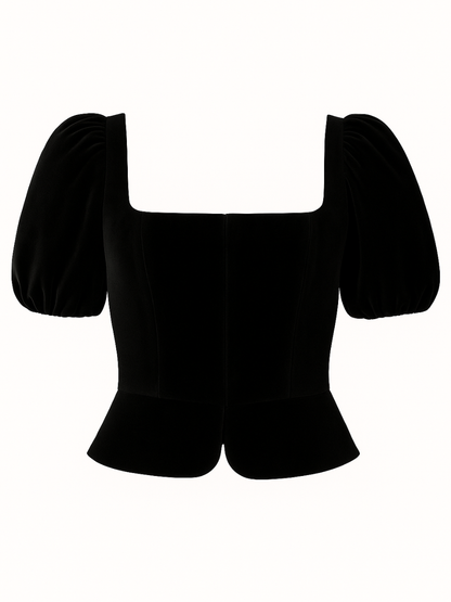 Samtmieder | Schwarz