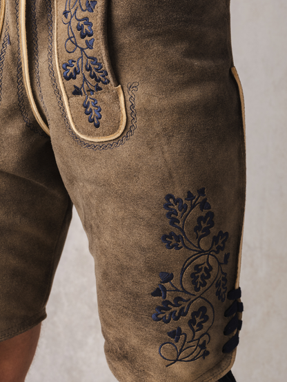 Lederhose Herzogstand Bock | Dunkelblau