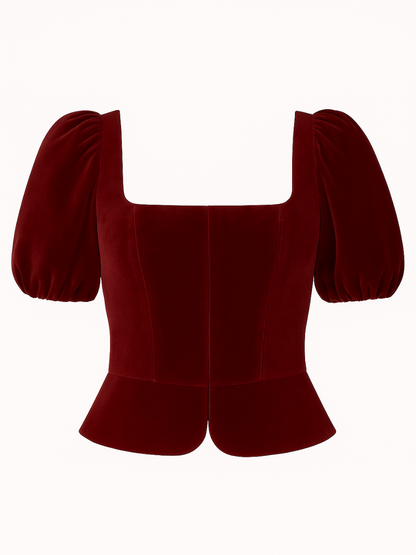 Samtmieder | Dunkelrot