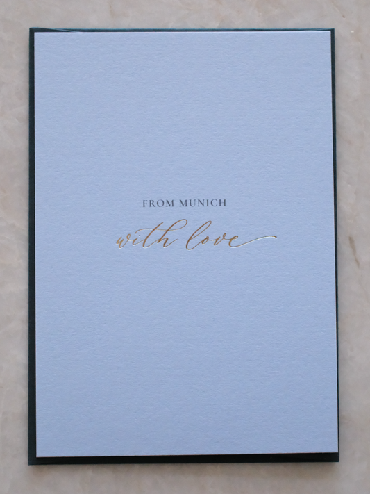 Postkarte | From Munich with Love