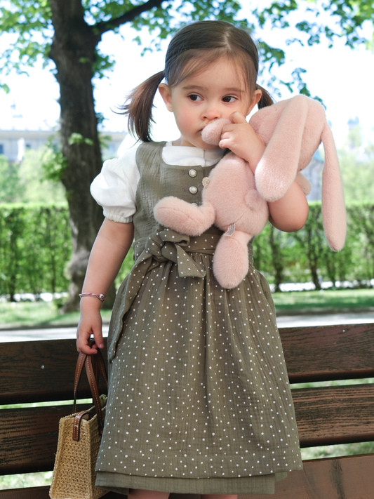 Kinderdirndl Mia | Oliv