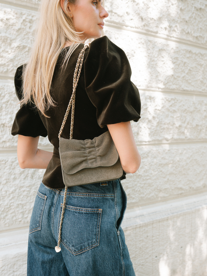 Liz Bow Flap Bag 3-in-1 | Oliv