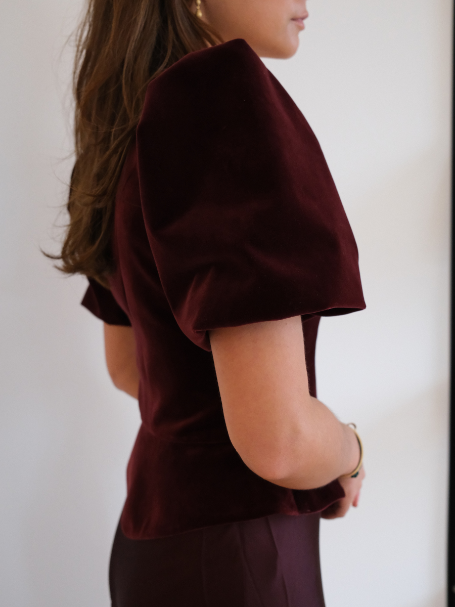 Samtmieder | Dunkelrot