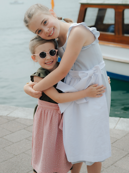 Kinderdirndl Carlotta | Oliv-Rosé