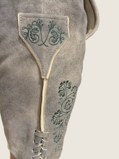 Lederhose Isarau Bock | Waldgrün