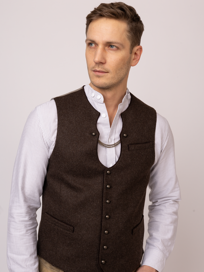 Weste August | Braun