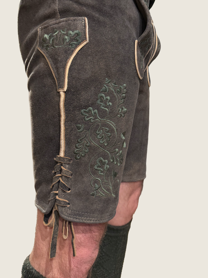 Lederhose Herzogstand Bock Dunkel | Tanne