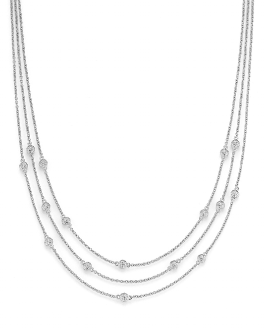 Triple Necklace Stella Silber