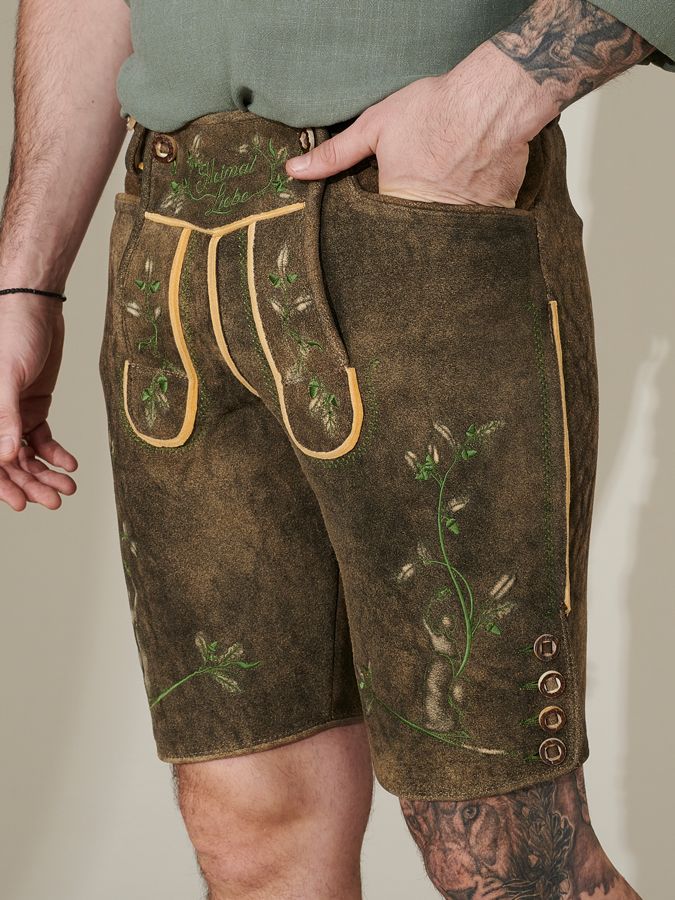 Lederhose Bavaria Hirsch