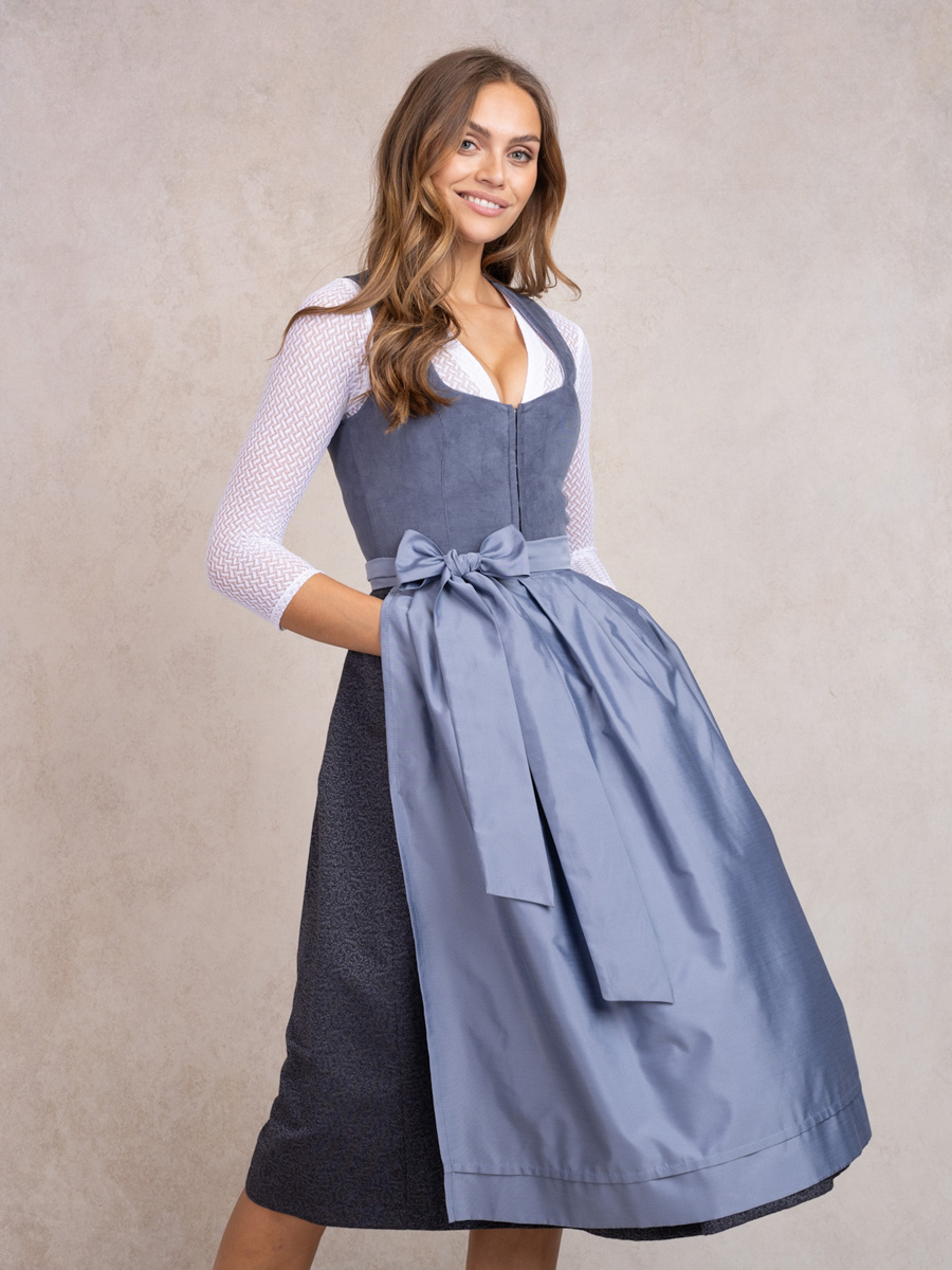 Dirndl Anneliese Rauchblau FS25