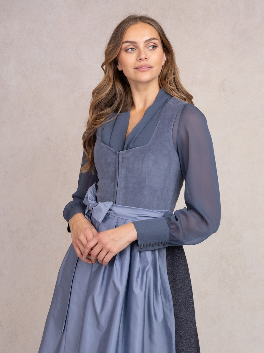 Dirndl Anneliese Rauchblau FS25