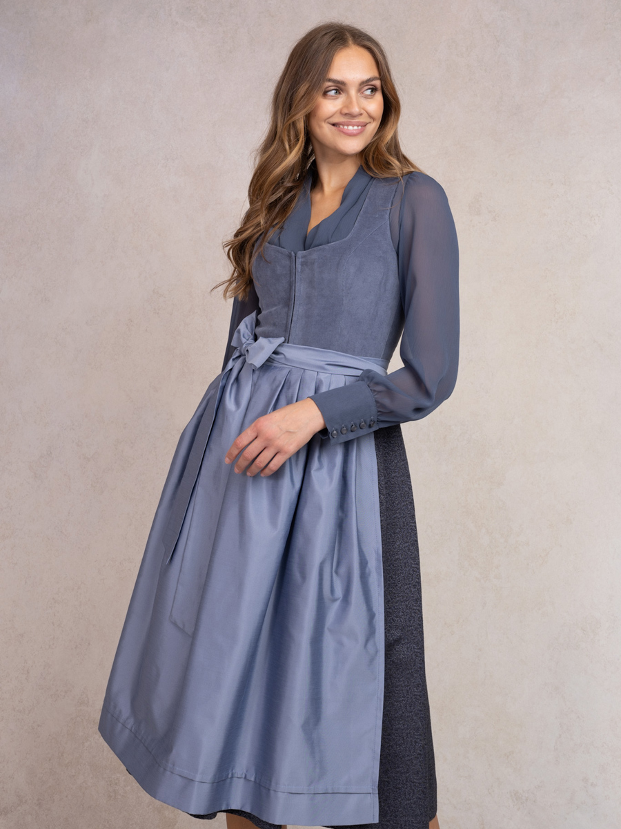 Dirndl Anneliese Rauchblau FS25